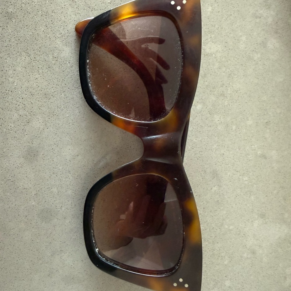 Celine Tortoise Shell Sunglasses